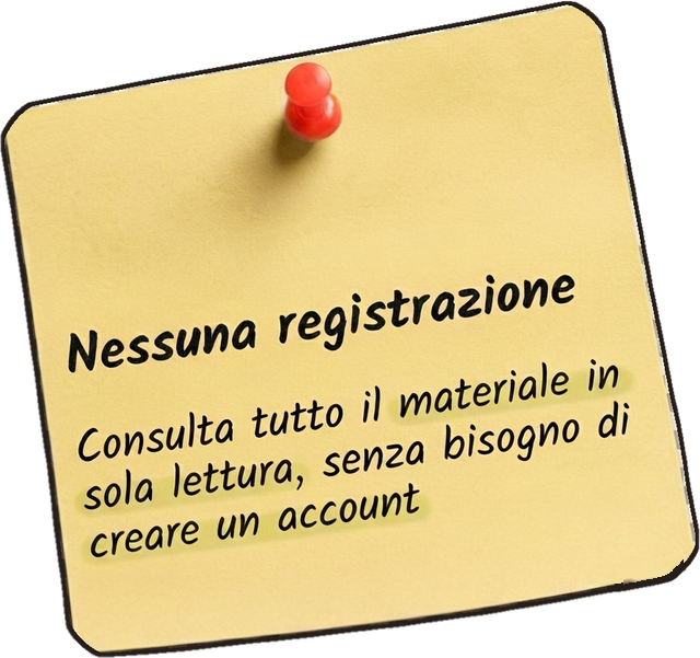 Sempre gratis: Nessuna registrazione