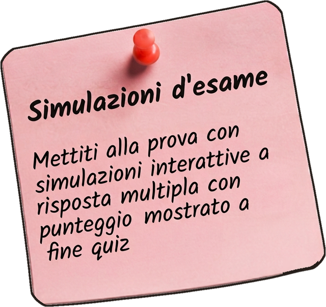 Quiz: Simulazioni d'esame